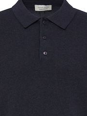 Casual Friday Blue Bells Short Sleeve Knit Polo Shirt - Image 8 of 8