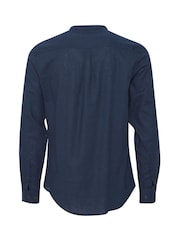Casual Friday Blue CfAnton Long Sleeve Linen Blend Shirt - Image 7 of 8