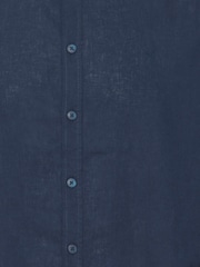 Casual Friday Blue CfAnton Long Sleeve Linen Blend Shirt - Image 8 of 8