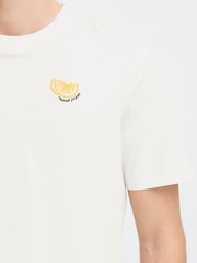 Casual Friday White Sundin Crew Neck Short Sleeve T-Shirt - Image 5 of 8