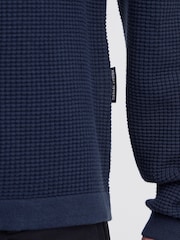 Casual Friday Blue Stenberg Long Sleeve Collared Cardigan - Image 4 of 8