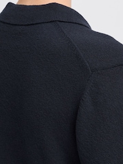 Casual Friday Blue Lindholm Regular Fit Resort Knit Shirt - Image 4 of 8