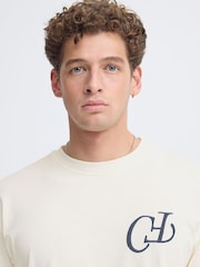 Casual Friday White Karlberg Relaxed Fit Logo T-Shirt - Image 4 of 8