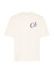 Casual Friday White Karlberg Relaxed Fit Logo T-Shirt - Image 6 of 8