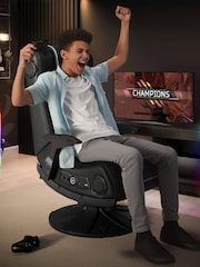 X Rocker Black Pro 4.1 Bluetooth Pedestal Chair - Image 2 of 6