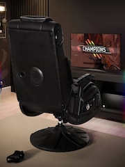 X Rocker Black Pro 4.1 Bluetooth Pedestal Chair - Image 3 of 6