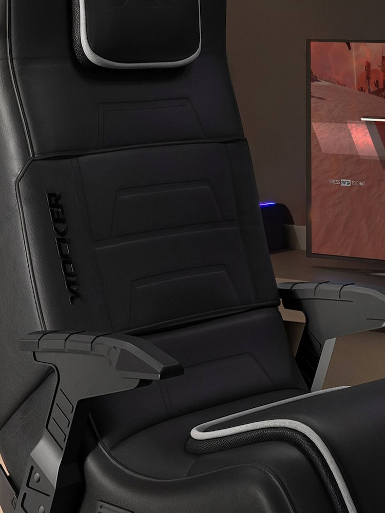 X Rocker Black Pro 4.1 Bluetooth Pedestal Chair - Image 6 of 6