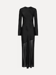 Rotate Black Slit Maxi Dress - Image 3 of 4