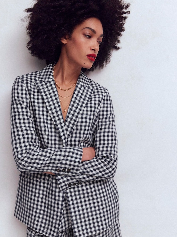 بليزر Woodbridge من الكتان من Boden - Image 2 of 6