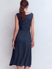 Boden Blue Tamsin Jersey Midi Dress - Image 3 of 6