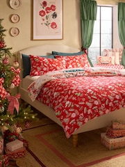 Cath Kidston Red Christmas Nutcracker Duvet Cover and Pillowcase Set - Image 3 of 7