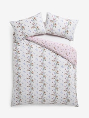 Cath Kidston Multi Flutter Floral Lace Trim 100% Cotton Duvet Cover and Pillowcase Set - Image 6 of 7