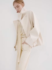 Mango Cream Mid Rise Wide Leg Flare Jeans - Image 1 of 6