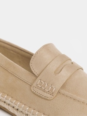 JD Williams Cream Loafer Espadrille Shoes - Image 4 of 4