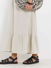 JD Williams Black Fisherman Comfort Sandals - Image 1 of 4