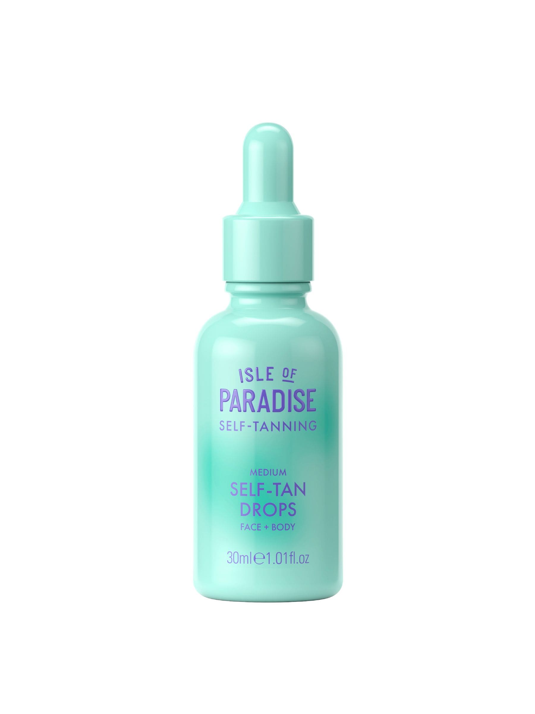 Isle of Paradise Face + Body Self-Tan Drops, Fragrance-Free, Medium, 30 mL | Natural-Looking Sunless Glow, Build with DHA, Niacinamide & Hyaluronic Acid, Add to Moisturiser for Hydrated Skin, Even Tone - Image 9