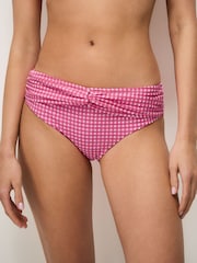 Crew Clothing Twist Front Seersucker Bikini Bottoms - Image 1 of 5