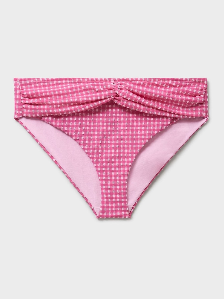 Crew Clothing Twist Front Seersucker Bikini Bottoms - Image 5 of 5