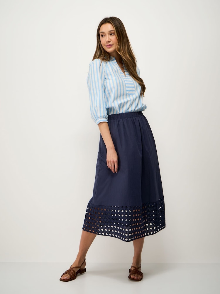 Crew Clothing Lois Cut Out Detailed Midi Skirt - 画像 1 / 5