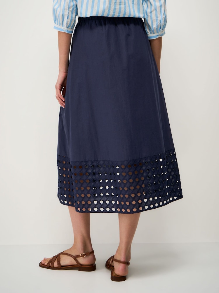 Crew Clothing Lois Cut Out Detailed Midi Skirt - 画像 2 / 5