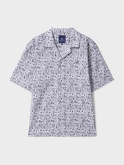 Crew Clothing Short Sleeve Tropical Print Collar Shirt - Imagen 5 de 5