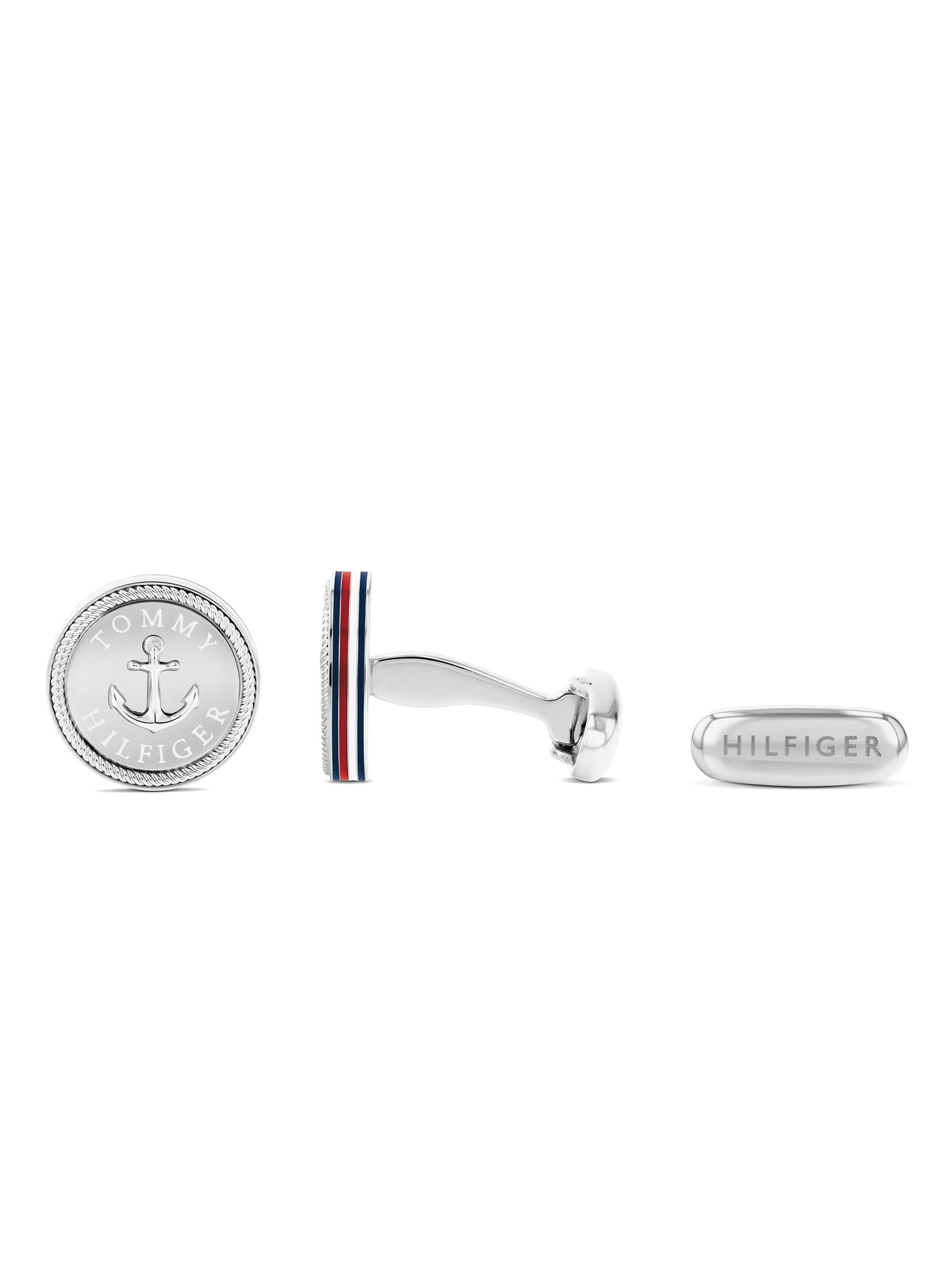 Tommy Hilfiger Nautical Stainless Steel Cufflinks 2790701 - Image 2