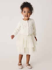 Ecru White Party Occasion Skirt Set (3mths-10yrs) - Image 1 of 9