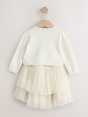 Ecru White Party Occasion Skirt Set (3mths-10yrs) - Image 7 of 9