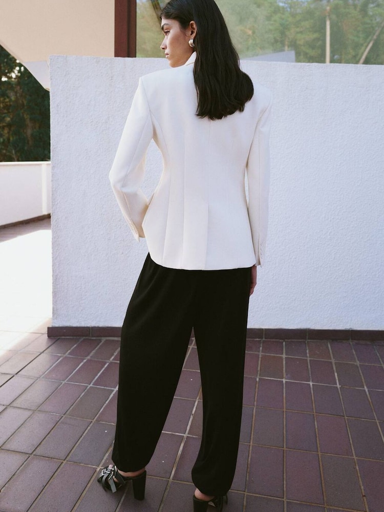 Mango Black Balloon Trousers - Image 2 of 5