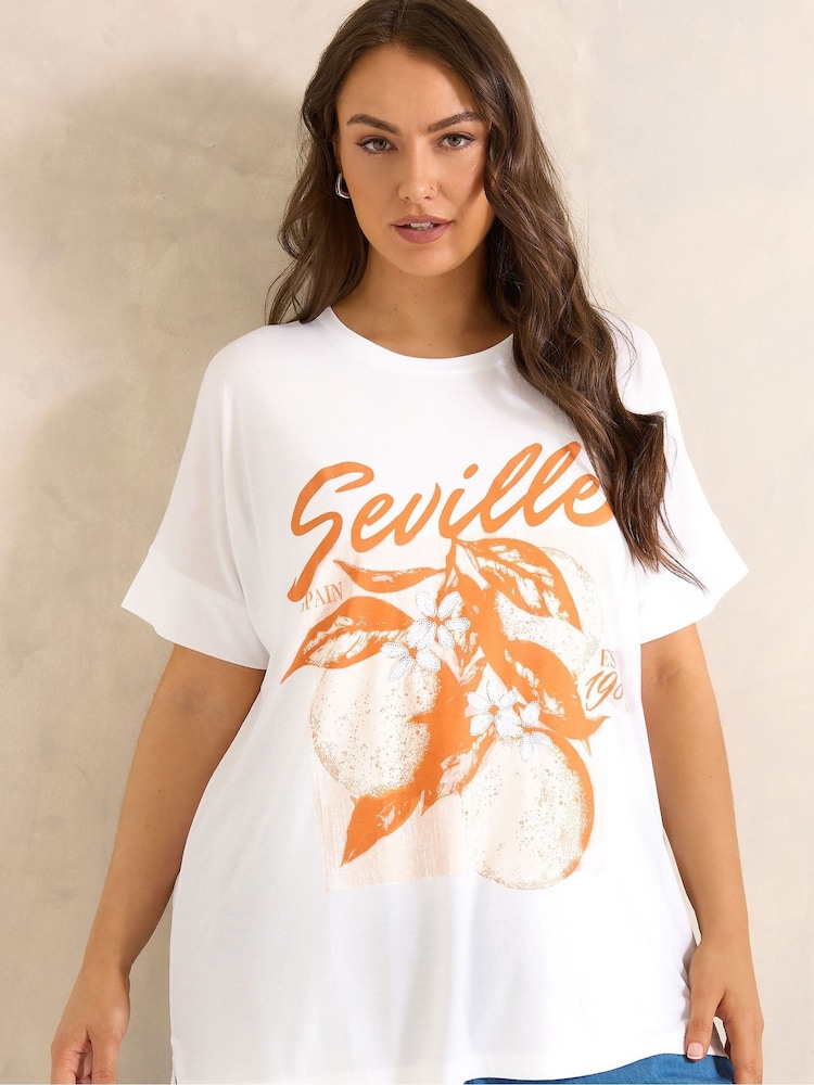 Evans White Graphic T-Shirt - Image 2 of 6