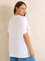 Evans White Graphic T-Shirt - Image 4 of 6