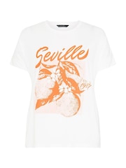 Evans White Graphic T-Shirt - Image 6 of 6