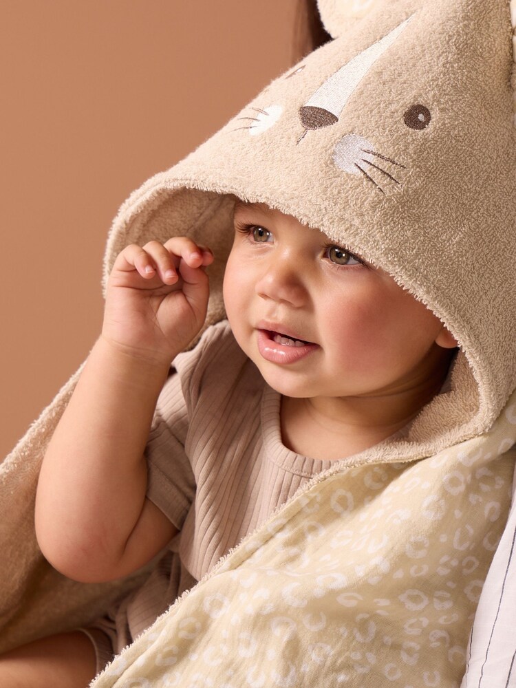 Tutti Bambini Love Cats Hooded Towel Larry Leopard - Image 1 of 3