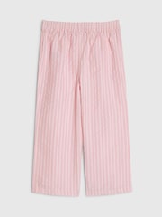 River Island Pink Stripe Denim Wide Leg Trousers - Image 2 of 4