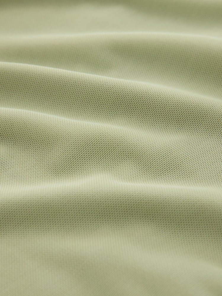 Sage Green Mesh Asymmetric Cape Top - Image 8 of 8