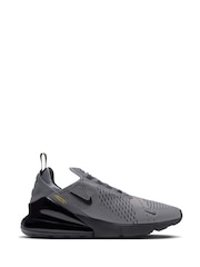 Nike Grey Yellow Air Max 270 Trainers - Image 1 of 8