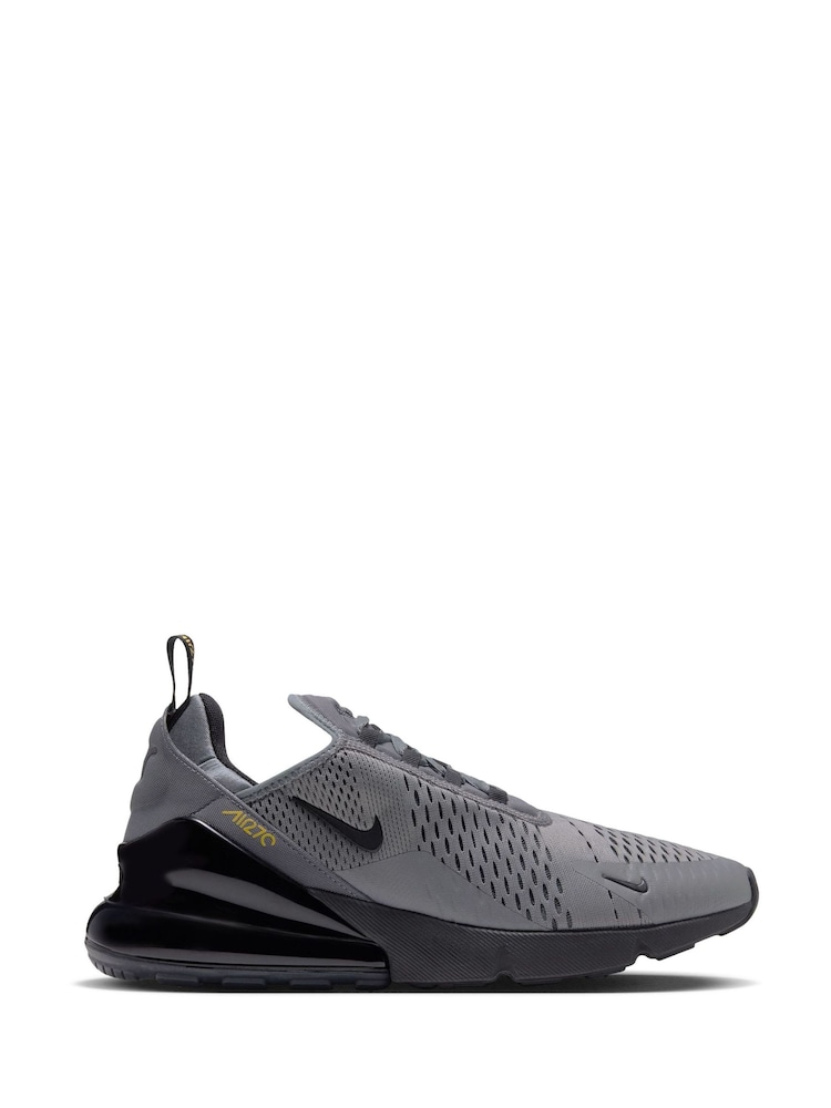 Nike Grey Yellow Air Max 270 Trainers - Image 1 of 8 Nike Grey Yellow Air Max 270 Trainers - Image 1 of 8