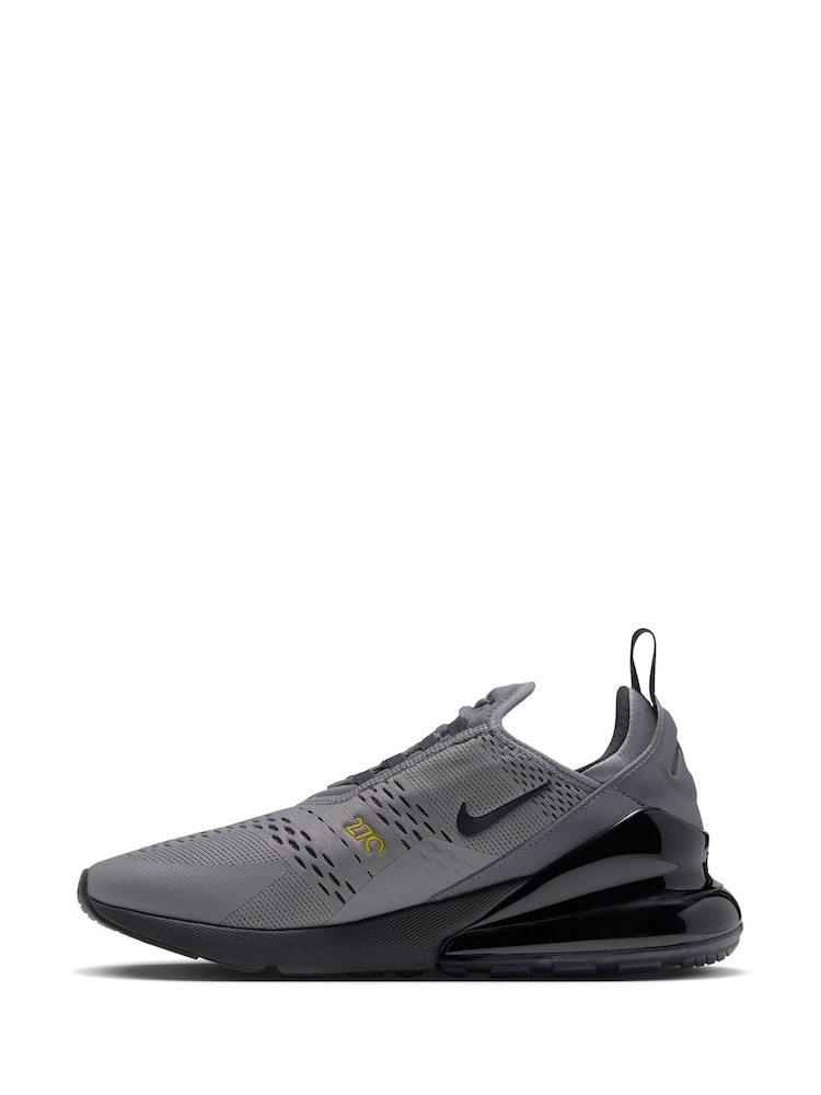 Nike Grey Yellow Air Max 270 Trainers - Image 2 of 8 Nike Grey Yellow Air Max 270 Trainers - Image 2 of 8