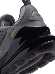Nike Grey Yellow Air Max 270 Trainers - Image 8 of 8