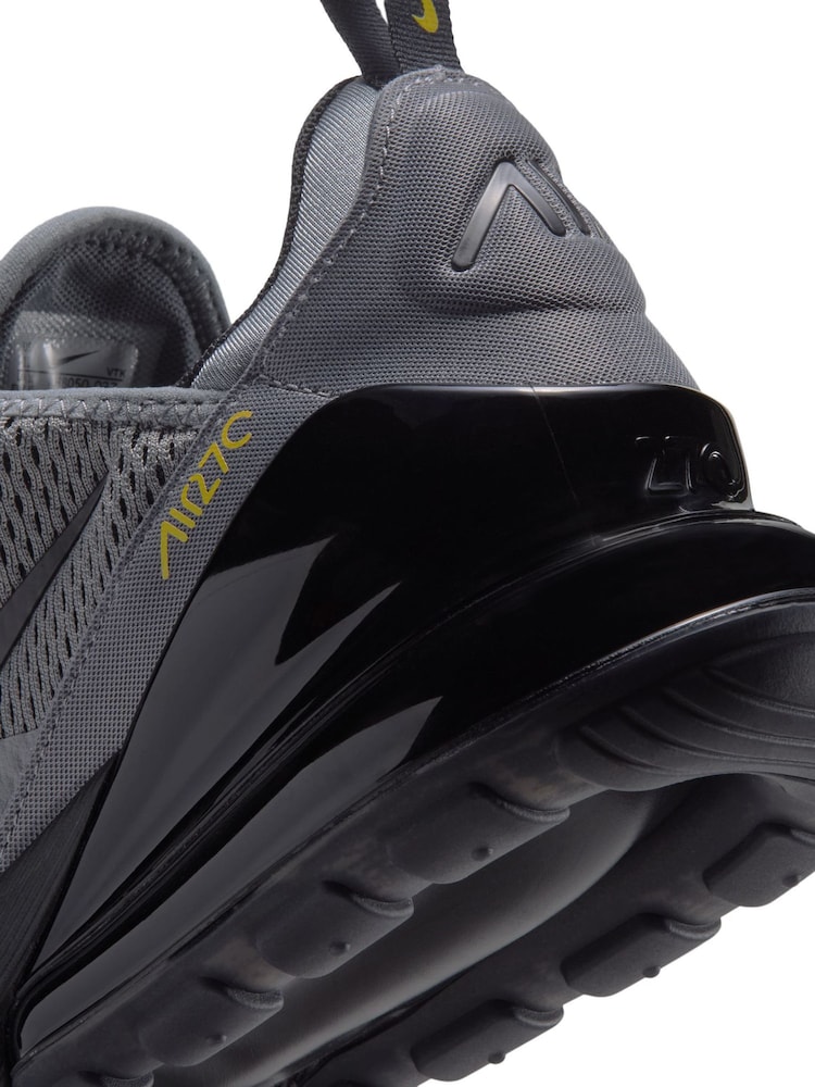 Nike Grey Yellow Air Max 270 Trainers - Image 8 of 8 Nike Grey Yellow Air Max 270 Trainers - Image 8 of 8