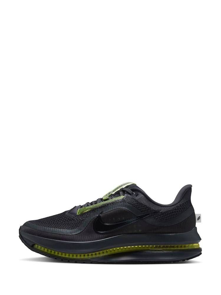 Nike Black Yellow Pegasus Premium Running Trainers - Image 2 of 8