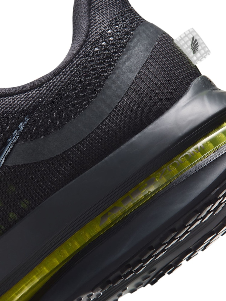 Nike Black Yellow Pegasus Premium Running Trainers - Image 8 of 8