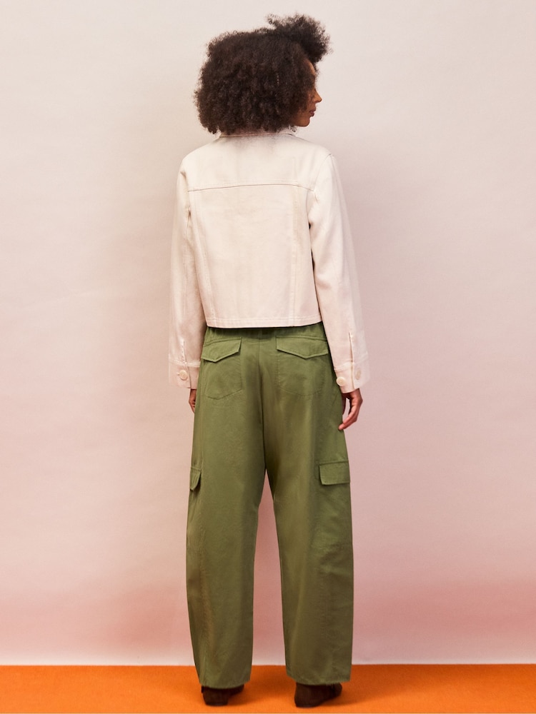 Ro&Zo Natural Cotton Twill Denim Jacket - Image 7 of 7