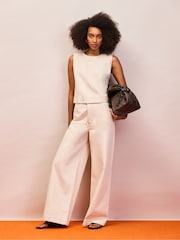 Ro&Zo Cotton Twill Wide Leg Jeans - Imagen 1 de 4