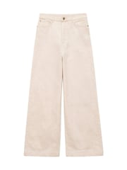 Ro&Zo Cotton Twill Wide Leg Jeans - Imagen 4 de 4
