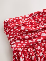 Red Ditsy Hanky Hem Skirt (3-16yrs) - Image 3 of 4
