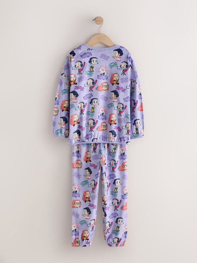 Flieder-Violett - K-Pop Demon Hunters Cosy Pyjamas1 Pack (6-16yrs) - Bild 2 von 4 Flieder-Violett - K-Pop Demon Hunters Cosy Pyjamas1 Pack (6-16yrs) - Bild 2 von 4