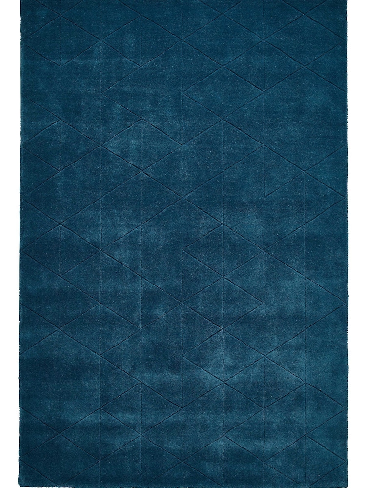 Think Rugs Dark Teal Kasbah KB2025 Modern Rug - Image 2 of 5