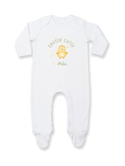 Koko Blossom White Personalised Easter Cutie Sleepsuit - Image 3 of 3