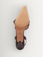 COACH Cream Margot Signature Sateen Slingback - Image 6 of 6